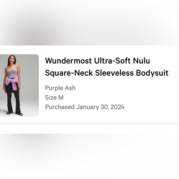 lululemon Wundermost Bodysuit - Picture 6 of 6